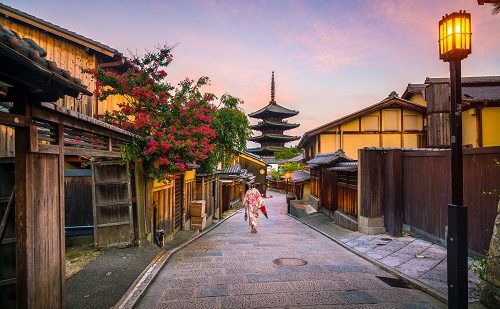 Barrio de Gion Ruta Japon