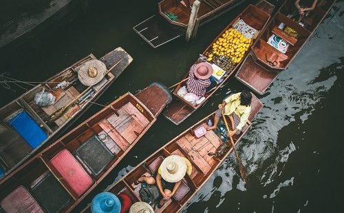 Mercado flotante Bangkok Mercado flotante Bangkok