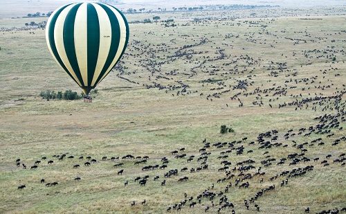 Safari en globo safari lujo kenia